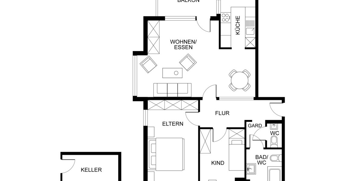 Kohlscheid – Attraktive Kapitalanlage mit Balkon in gefragter Wohnlage - Etagenwohnung Herzogenrath | Angebot:26905349